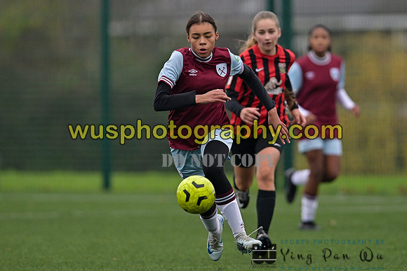 20241130-100925 West Ham United Warriors Girls U14 v Fareham Town Youth FC Girls U14