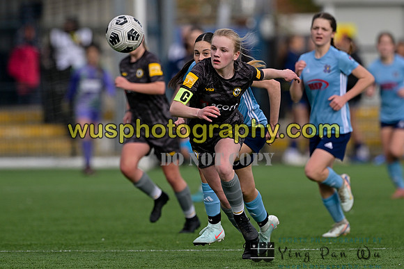 20250316-154937 Cray Wanderers Youth FC Girls U15 v Hashtag United Girls U15