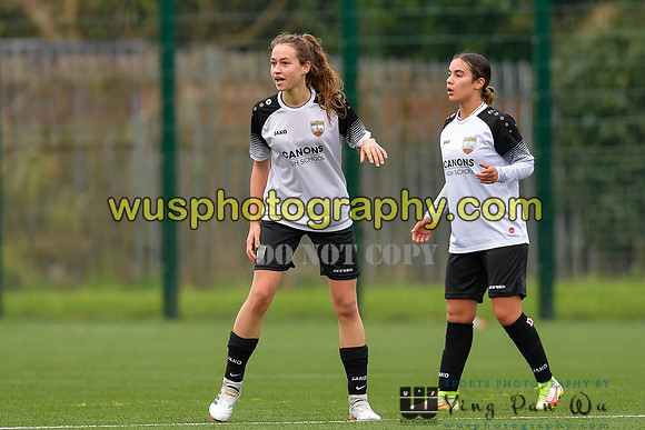 20211211-120604 West Ham United Academy Girls U16 v London Bees Academy U16