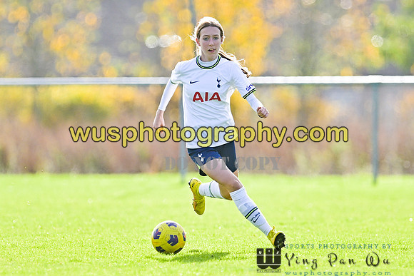 20221119-103345C Tottenham Hotspur Women FC Academy U15 v West Ham United Academy Girls U15