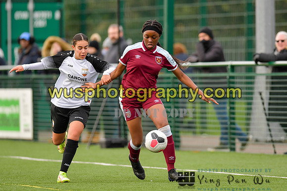 20211211-113429 West Ham United Academy Girls U16 v London Bees Academy U16
