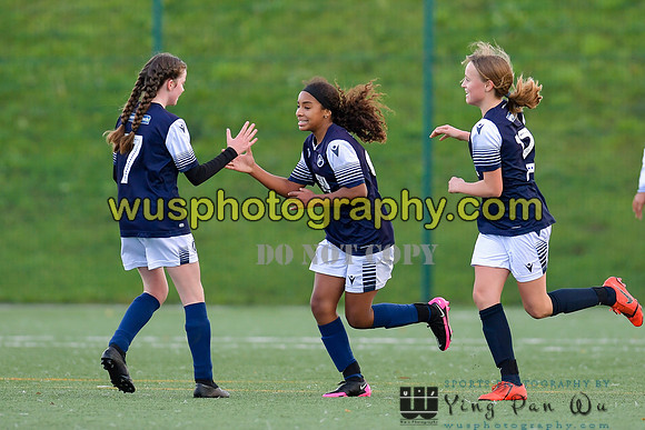 20201031-150427 London Bees Academy U14 v Millwall Lionesses Girls U14