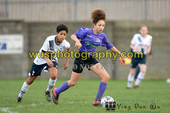 20151219-100404-2 Tottenham Hotspur Girls U14 v Garston Girls U14 Pumas