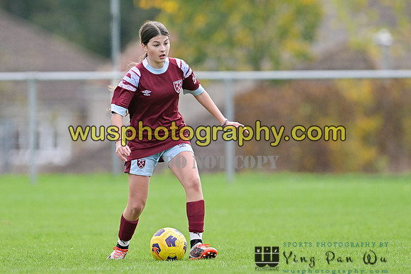 20221119-111017 Tottenham Hotspur Women FC Academy U15 v West Ham United Academy Girls U15
