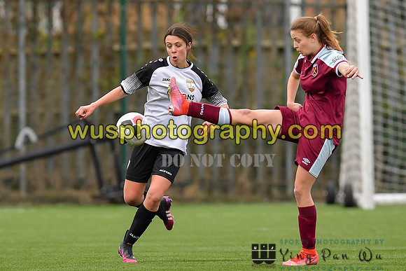 20211211-120256 West Ham United Academy Girls U16 v London Bees Academy U16