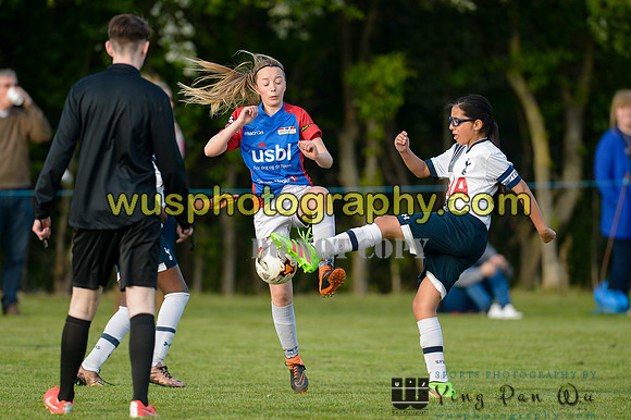 20160505-184044 Tottenham Hotspur Girls U12 and U13 v Årvoll IL Girls U12 and U13