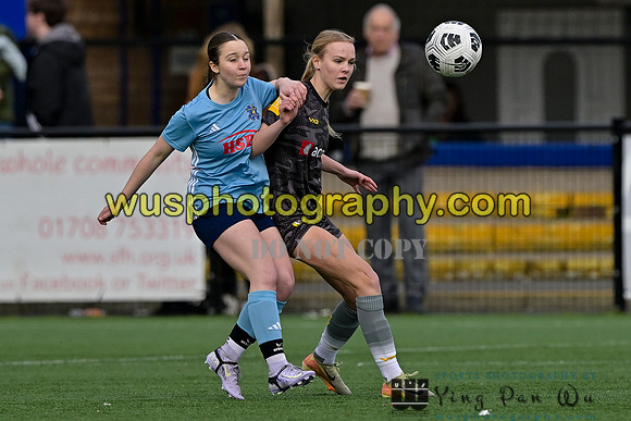 20250316-161349 Cray Wanderers Youth FC Girls U15 v Hashtag United Girls U15