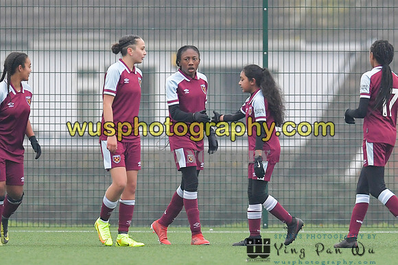 20220115-140218 West Ham United Academy Girls U14 v Notts County FC Girls U14