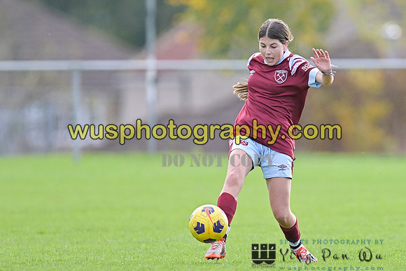 20221119-110529 Tottenham Hotspur Women FC Academy U15 v West Ham United Academy Girls U15