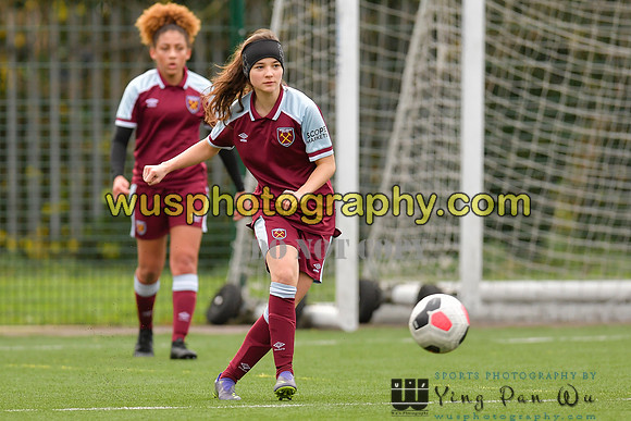 20211211-114338 West Ham United Academy Girls U16 v London Bees Academy U16
