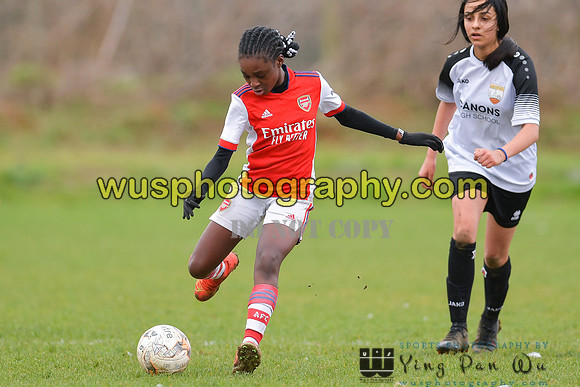 20220305-131626 London Bees Academy U14 v Arsenal FC Girls U13