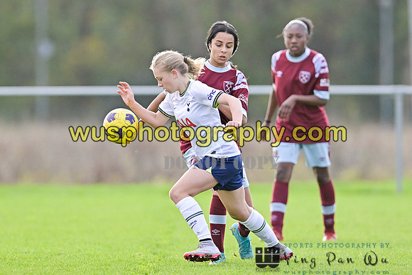 20221119-105753 Tottenham Hotspur Women FC Academy U15 v West Ham United Academy Girls U15