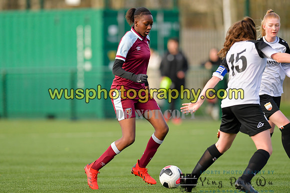 20211211-104403A West Ham United Academy Girls U16 v London Bees Academy U16