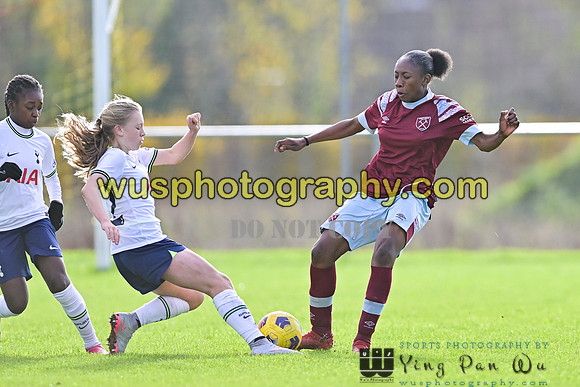 20221119-110114 Tottenham Hotspur Women FC Academy U15 v West Ham United Academy Girls U15