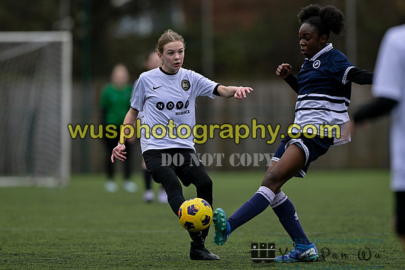 20250222-104816 Millwall Lionesses U12 v New Level Soccer Girls U12