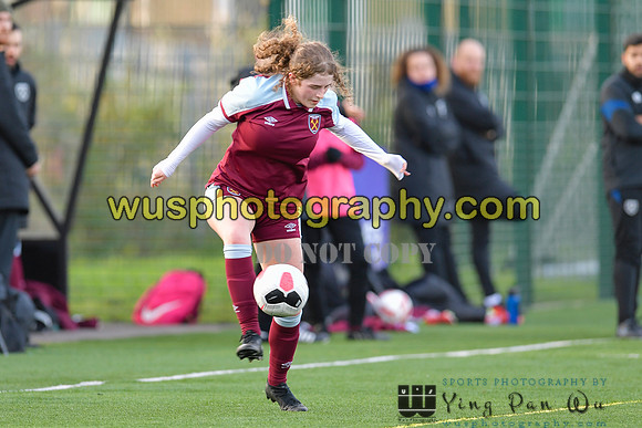 20211211-105826 West Ham United Academy Girls U16 v London Bees Academy U16