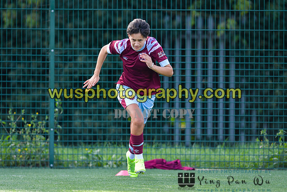 20220924-095820 West Ham United Academy Girls U15 v Tottenham Hotspur Women FC Academy U15