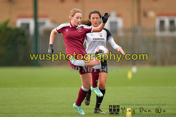 20211211-114142B West Ham United Academy Girls U16 v London Bees Academy U16
