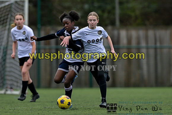 20250222-105527 Millwall Lionesses U12 v New Level Soccer Girls U12