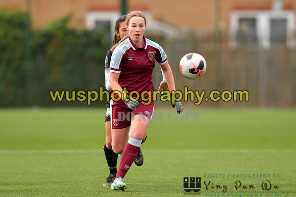 20211211-114141A West Ham United Academy Girls U16 v London Bees Academy U16