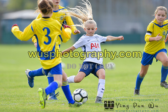 20171028-111819 Tottenham Hotspur Girls U11 v St Albans City Youth Girls U11 South