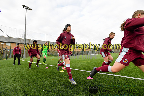 20211211-101836 West Ham United Academy Girls U16 v London Bees Academy U16