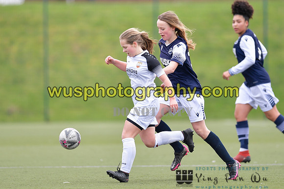 20210403-150046 London Bees Academy U14 v Millwall Lionesses Girls U14