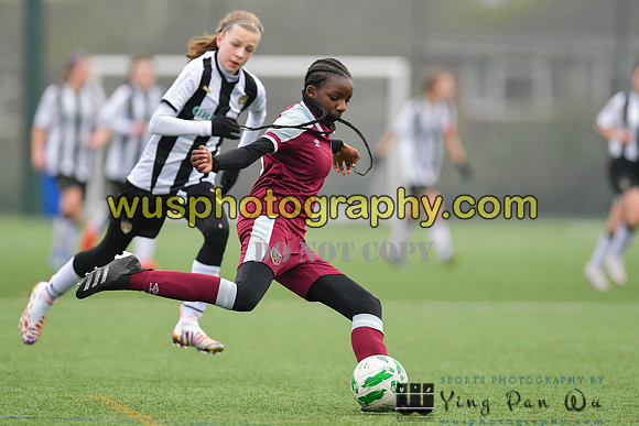 20220115-140333 West Ham United Academy Girls U14 v Notts County FC Girls U14