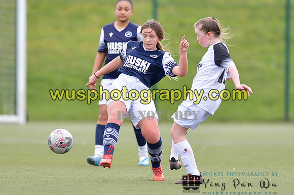 20210403-150552 London Bees Academy U14 v Millwall Lionesses Girls U14