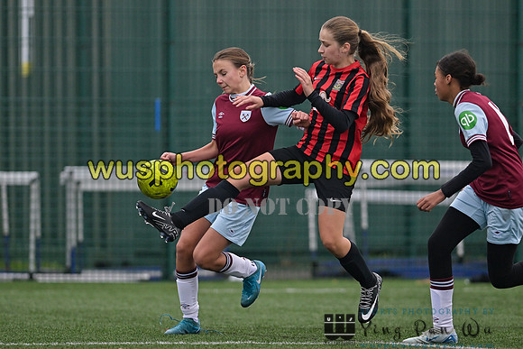 20241130-103244 West Ham United Warriors Girls U14 v Fareham Town Youth FC Girls U14