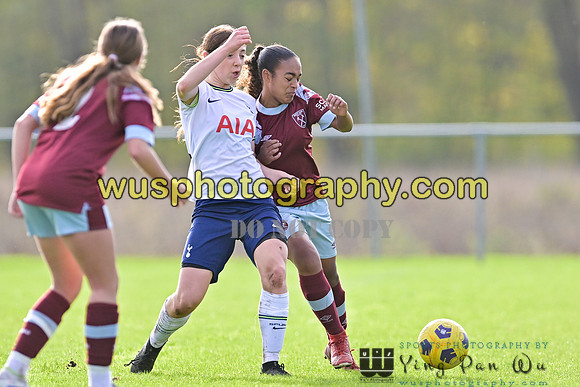 20221119-104409 Tottenham Hotspur Women FC Academy U15 v West Ham United Academy Girls U15
