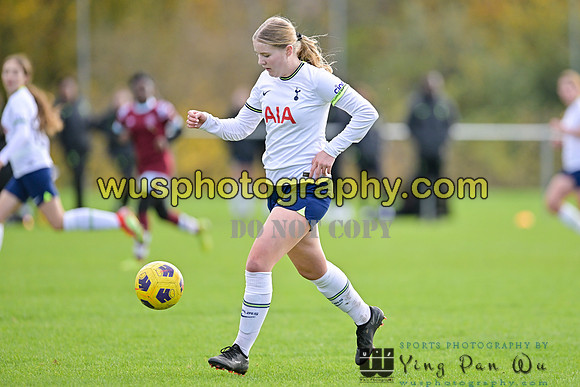 20221119-110533 Tottenham Hotspur Women FC Academy U15 v West Ham United Academy Girls U15