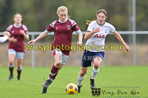 20221119-112803 Tottenham Hotspur Women FC Academy U15 v West Ham United Academy Girls U15