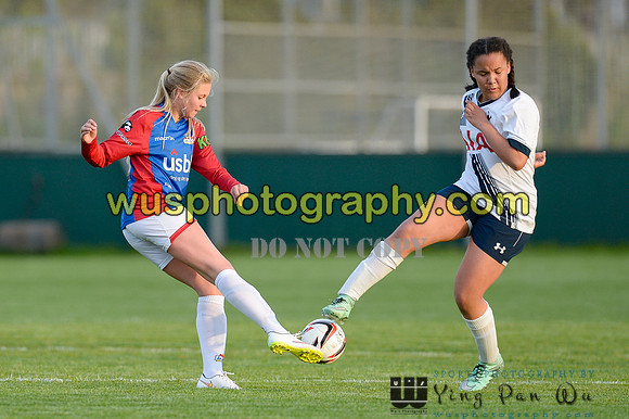 20160505-193713-2 Tottenham Hotspur Girls U12 and U13 v Årvoll IL Girls U12 and U13