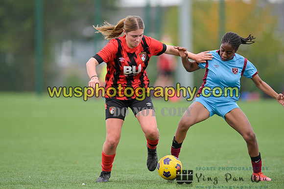 20221022-144504A West Ham United Performance Girls U16 v AFC Bournemouth Girls U16