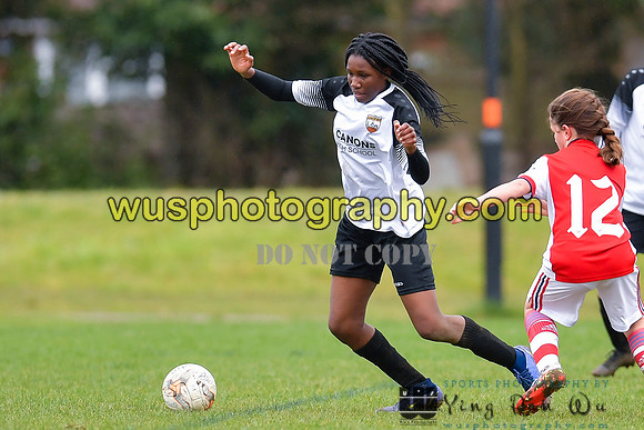 20220305-140908 London Bees Academy U14 v Arsenal FC Girls U13