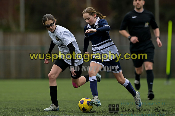 20250222-105112 Millwall Lionesses U12 v New Level Soccer Girls U12