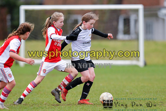 20220305-141606 London Bees Academy U14 v Arsenal FC Girls U13