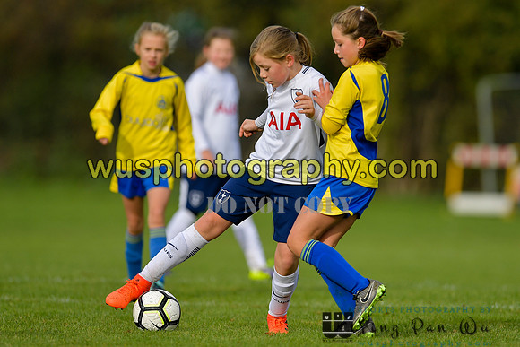 20171028-105543-3 Tottenham Hotspur Girls U11 v St Albans City Youth Girls U11 South