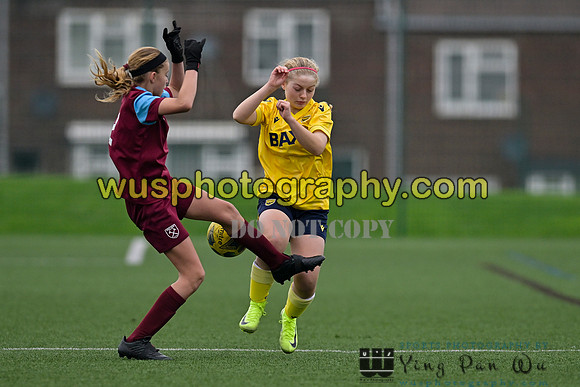 20241109-104543 West Ham United Performance Claret Girls U14 v Oxford United Girls U14