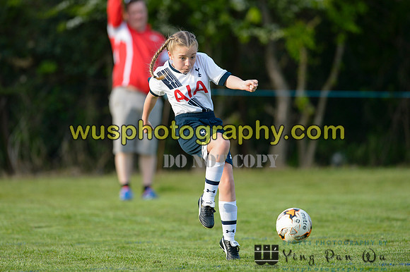 20160505-185031 Tottenham Hotspur Girls U12 and U13 v Årvoll IL Girls U12 and U13