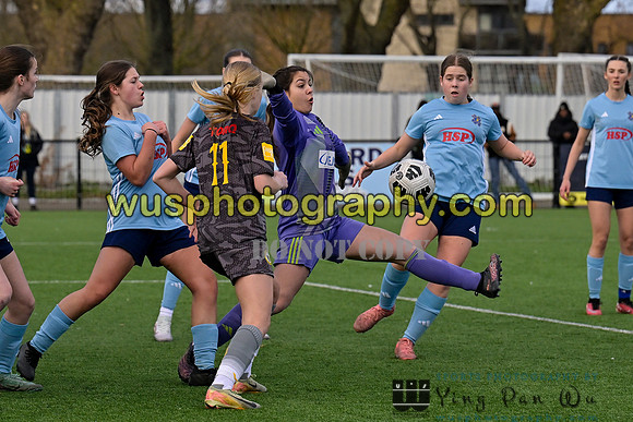 20250316-162113 Cray Wanderers Youth FC Girls U15 v Hashtag United Girls U15
