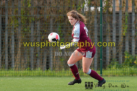 20211211-104311 West Ham United Academy Girls U16 v London Bees Academy U16