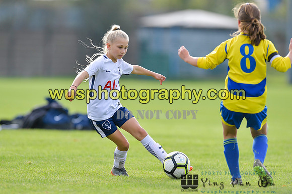 20171028-111817 Tottenham Hotspur Girls U11 v St Albans City Youth Girls U11 South