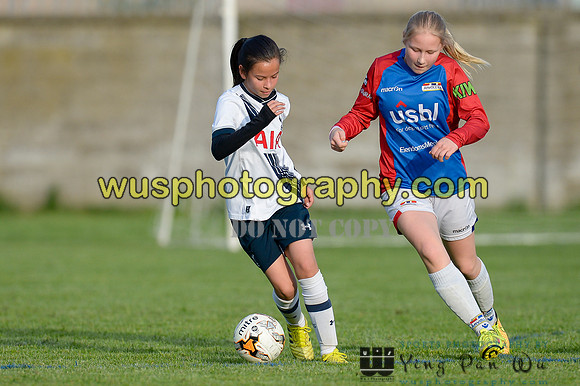 20160505-185911 Tottenham Hotspur Girls U12 and U13 v Årvoll IL Girls U12 and U13