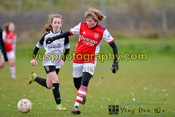 20220305-135031 London Bees Academy U14 v Arsenal FC Girls U13