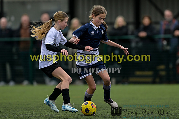 20250222-110810 Millwall Lionesses U12 v New Level Soccer Girls U12