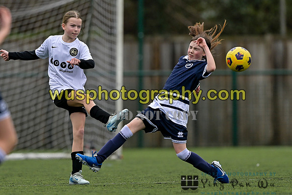 20250222-105644 Millwall Lionesses U12 v New Level Soccer Girls U12