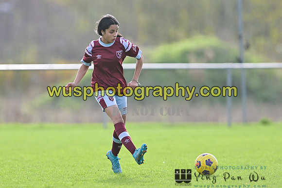20221119-105653 Tottenham Hotspur Women FC Academy U15 v West Ham United Academy Girls U15