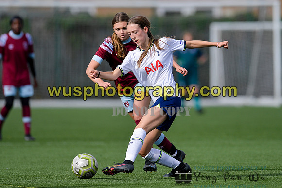 20220924-103347C West Ham United Academy Girls U15 v Tottenham Hotspur Women FC Academy U15